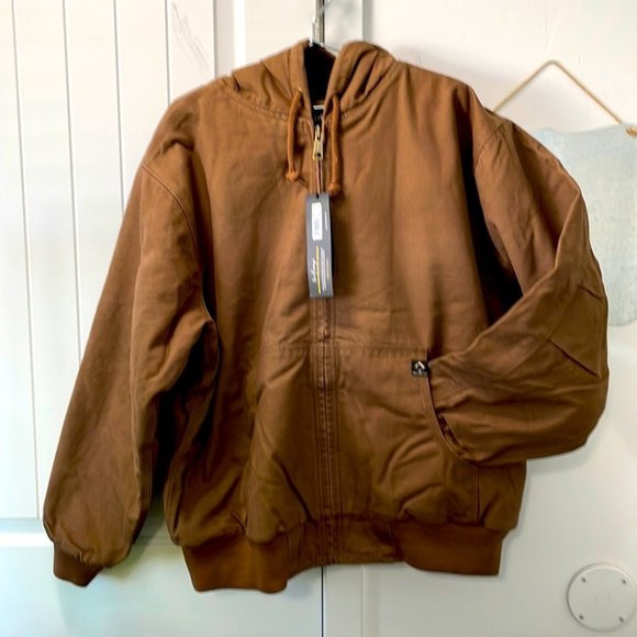 Dri Duck Other - DRI DUCK - Cheyenne Boulder Cloth™ Hooded Jacket with Tricot Quilt Lining - BRN